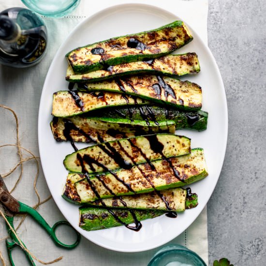 Grilled zucchini - Recipe photo by healthy seasonal recipes