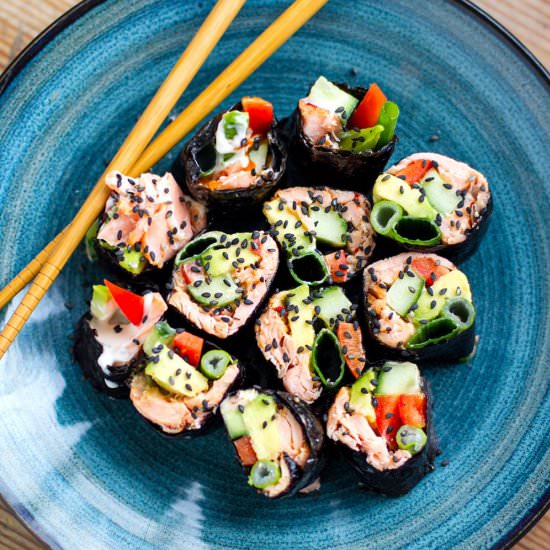 Paleo Sushi Rolls With Nori Sheets - Recipe photo by IrenaMacri