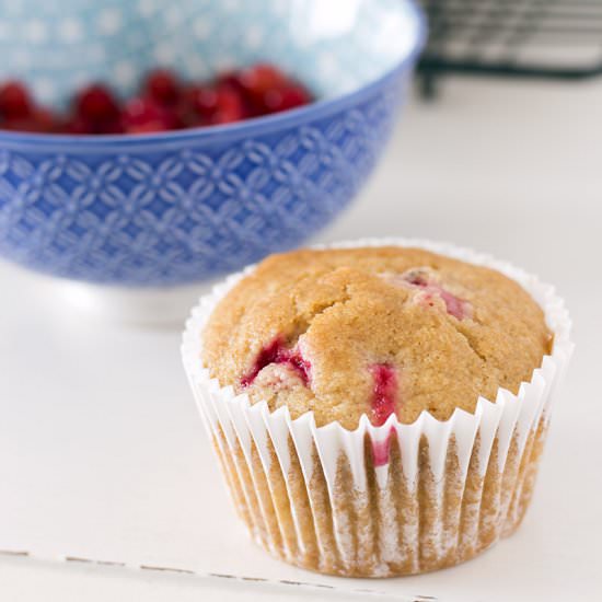 Easy summer redcurrant muffins - Recipe photo by Mandy Sneaky Veg