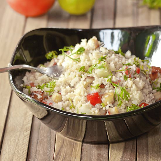 Cold Couscous Salad - Recipe photo by MasalaHerb