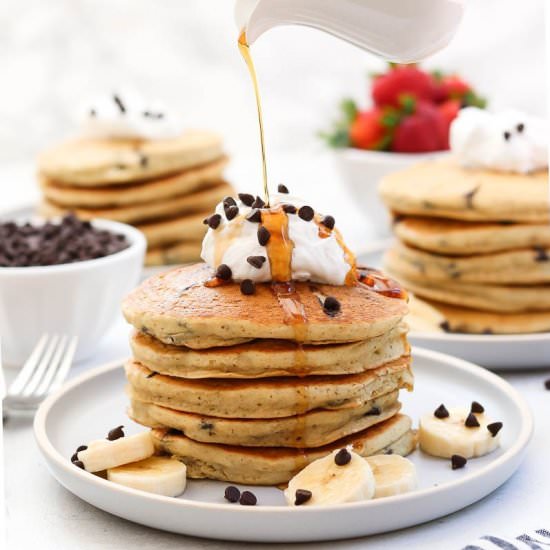 Chocolate Chip Pancakes - Recipe photo by eatwithclarity