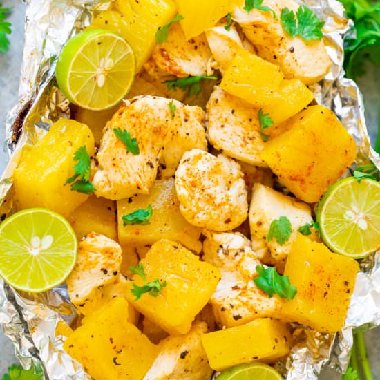 Grilled Cajun Chicken Foil Packs - Recipe photo by Averie