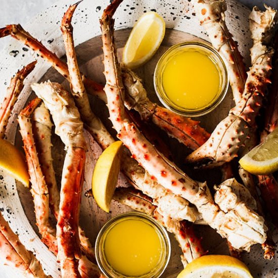 Steamed Crab Legs - Recipe photo by SundaySupper