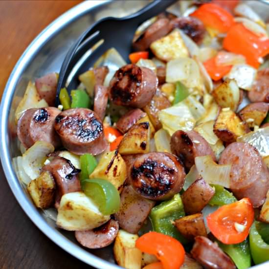 Skillet Sausage and Potatoes - Recipe photo by Small Town Woman