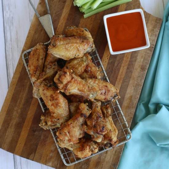 Crispy Air Fryer Chicken Wings - Recipe photo by jzeats