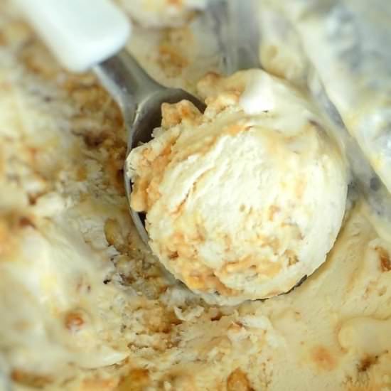 No-Churn Praline Ice Cream - Recipe photo by pastryandbeyond