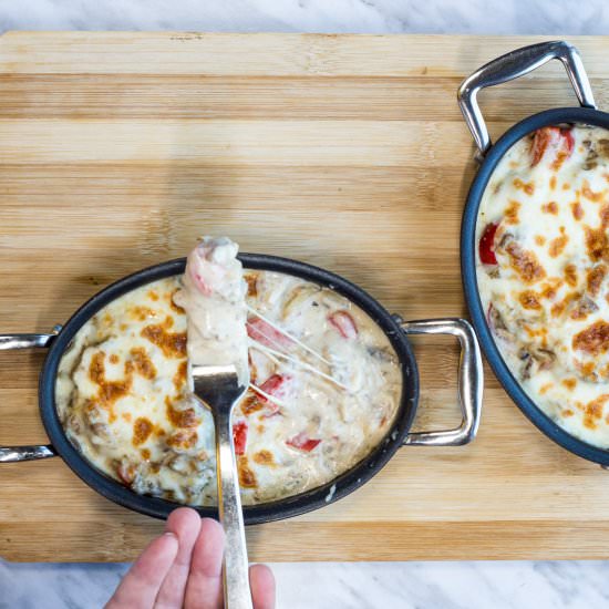 Philly Cheesesteak Casserole - Recipe photo by jenn@cookwhatyoulove.com