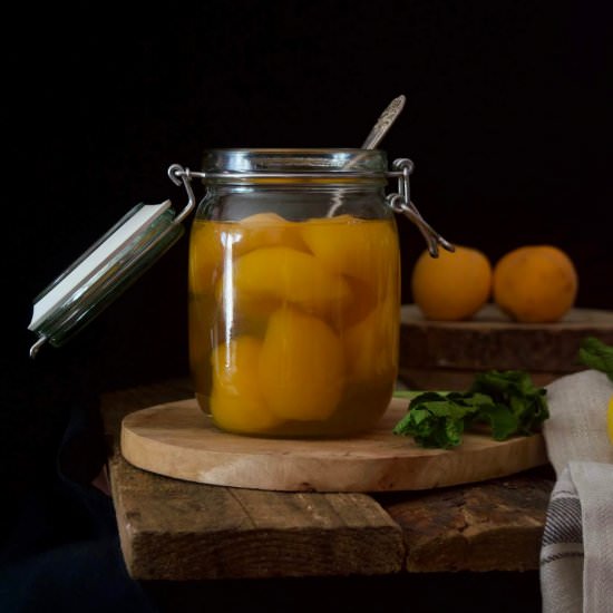 Homemade Canned Peaches - Recipe photo by pattyscake