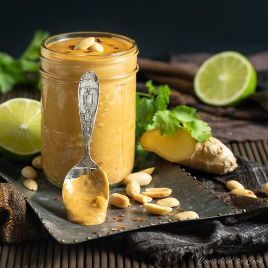 Peanut Sauce - Recipe photo by Compelled To Cook