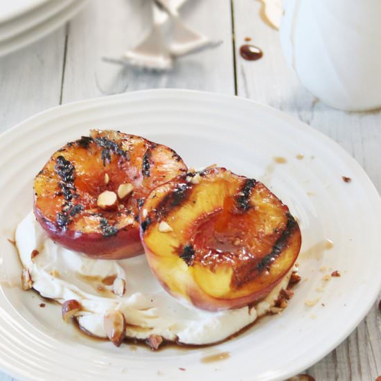 Grilled Peaches - Recipe photo by Inspired Edibles