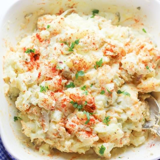 Vegan Potato Salad - Recipe photo by VeganWithCurves