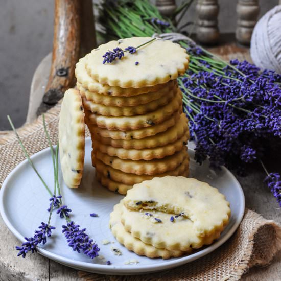 French Lavender Sablé Cookies - Recipe photo by pardon your french