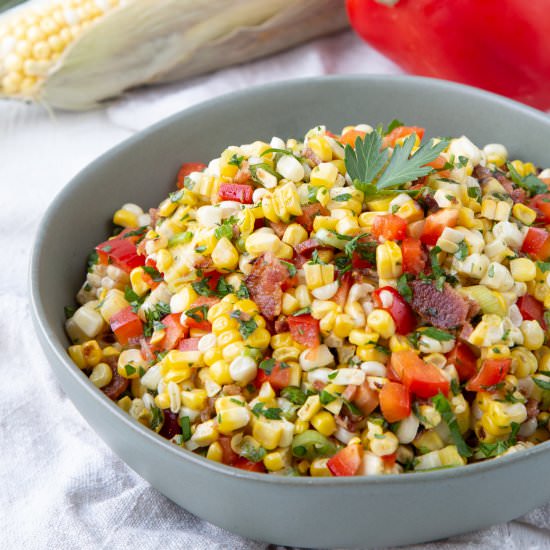 Grilled Corn Salad - Recipe photo by giftofhospitality