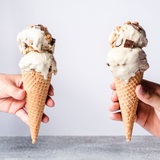 Homemade S'mores Ice Cream - Recipe photo by kickassbaker