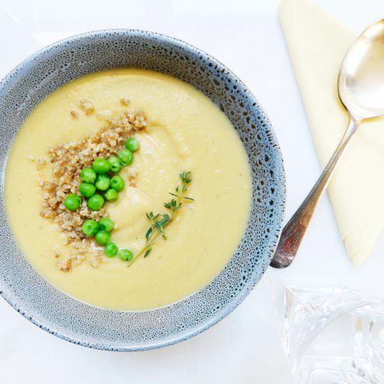 Yellow Split Pea Soup - Recipe photo by a new green leaf