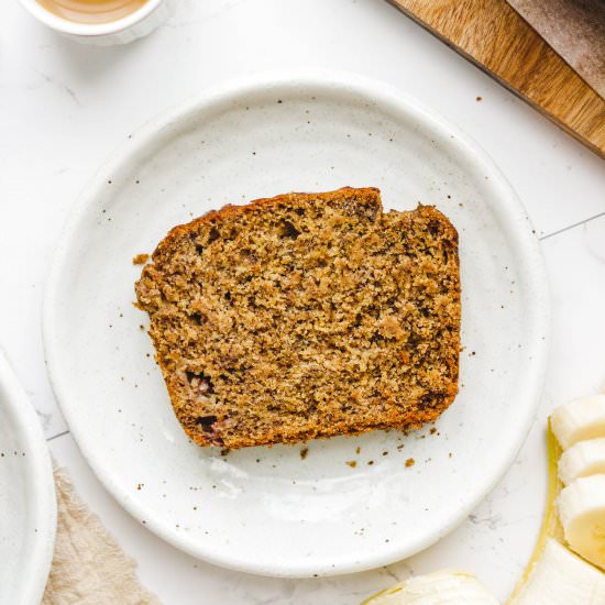 vegan & gluten free banana bread - Recipe photo by okonomi kitchen