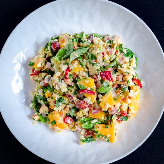 Summer Cauliflower Rice Salad - Recipe photo by FOOD HEAL