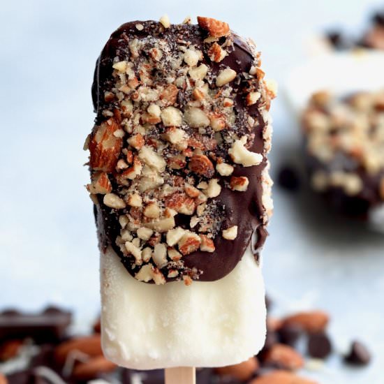 chocolate almond coconut fruit bars - Recipe photo by Caits Plate