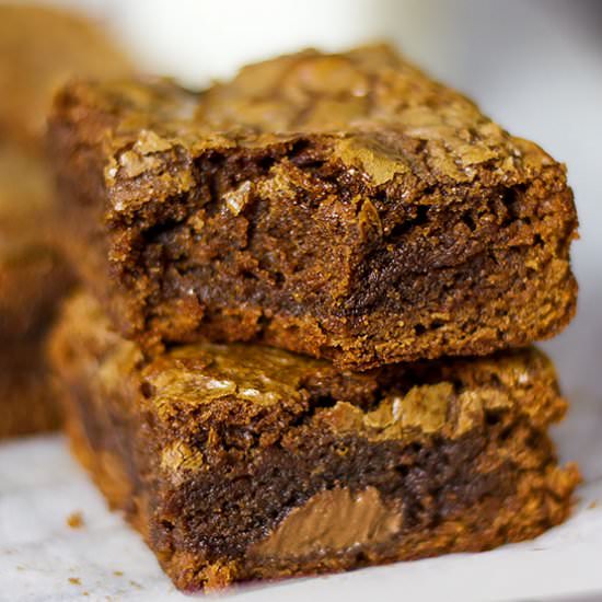 Nutella Brownies Recipe - Recipe photo by MunatyCooking