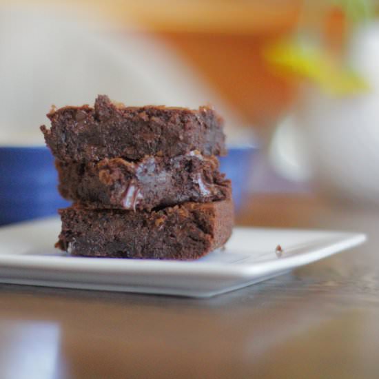 Very Chocolate Cherry Brownies - Recipe photo by Jennyblogs