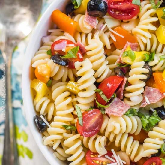 Italian Pasta Salad - Recipe photo by homeandplate