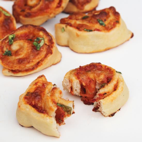 EASY HOMEMADE PIZZA ROLLS. - Recipe photo by gathering beauty