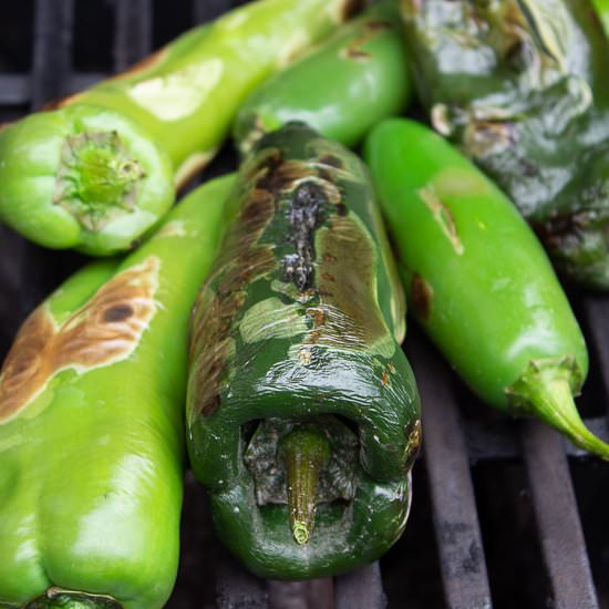 Roasting and Freezing Peppers - Recipe photo by BeyondtheCoop