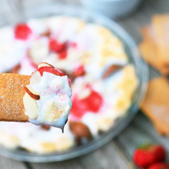 10 Minute S'mores Dip - Recipe photo by cheap-recipe-blog
