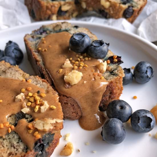 Healthy Blueberry Banana Bread - Recipe photo by bakeitpaleo