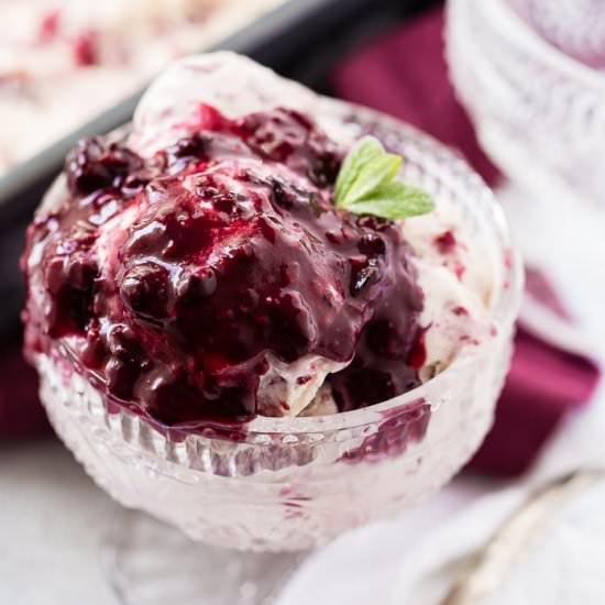 BERRIES AND CREAM ICE CREAM - Recipe photo by sweetbasil