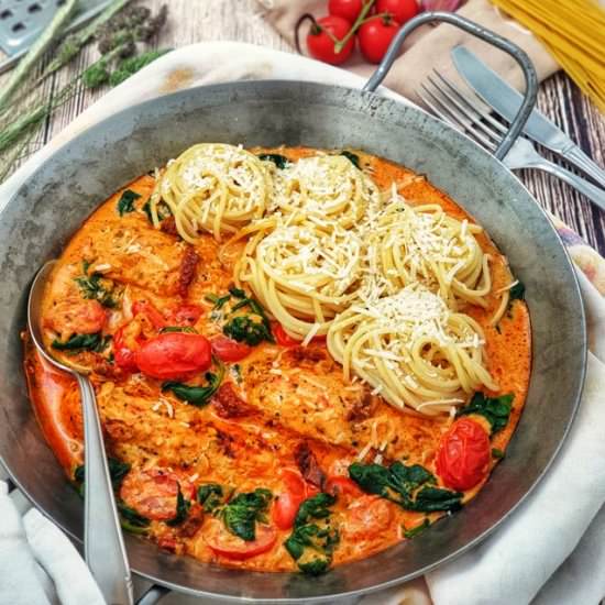 Parmesan Hähnchen aus dem Ofen - Recipe photo by lydiasfoodblog