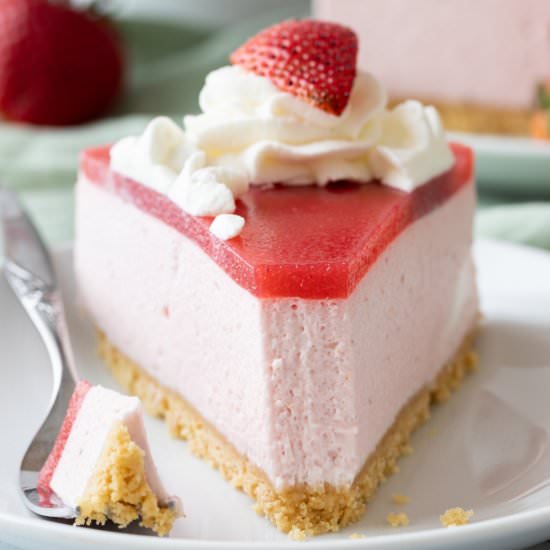 Strawberry Mousse Cake - Recipe photo by IntrovertBaker