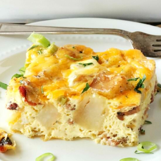 Breakfast Casserole with Bacon - Recipe photo by TheAnthonyKitchen.com