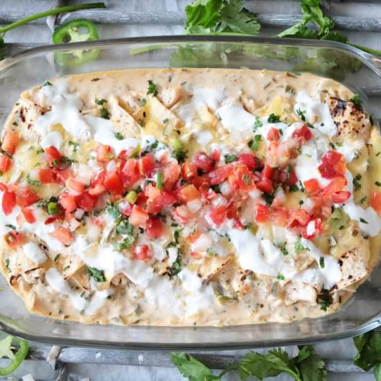 Sour Cream Enchiladas - Recipe photo by TheAnthonyKitchen.com