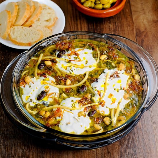 PERSIAN NOODLE SOUP - Recipe photo by thedeliciouscrescent
