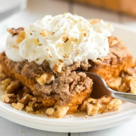 Pumpkin Dump Cake - Recipe photo by Princess Pinky Girl
