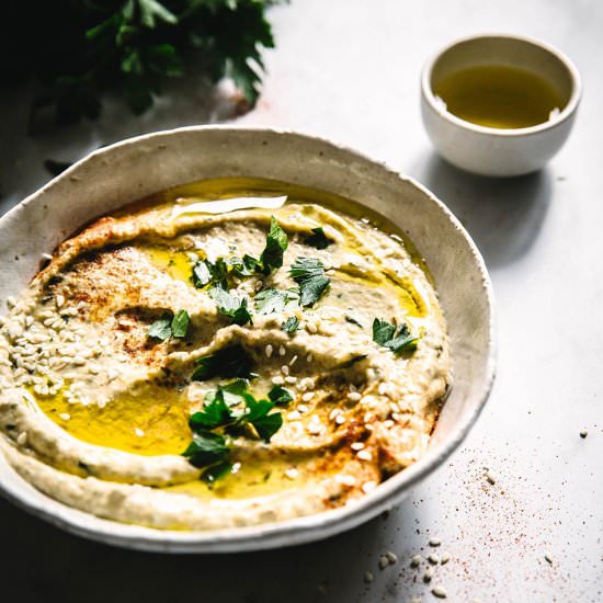 Roasted Zucchini Hummus - Recipe photo by KetoDietApp