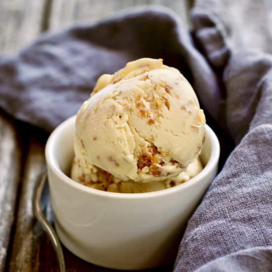 Bourbon And Corn Flake Ice Cream - Recipe photo by simmerandsauce