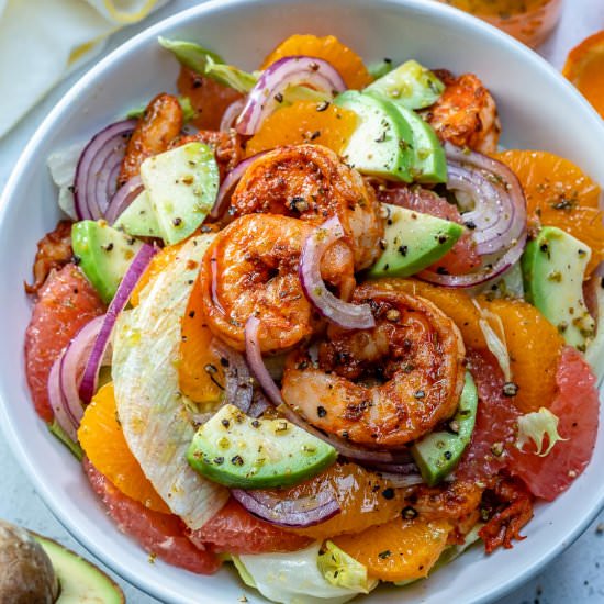 Citrus Cajun Shrimp Salad - Recipe photo by healthyfitnessmeals