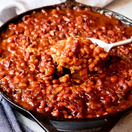 BEST BAKED BEANS RECIPE - Recipe photo by houseofnasheats