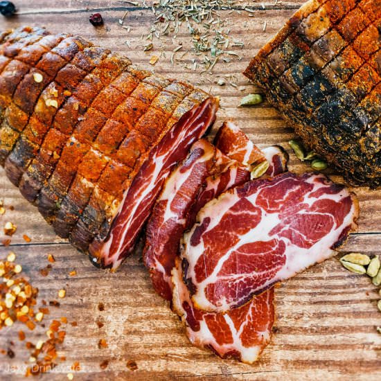 Homemade Capicola - Recipe photo by Jaxx The Bearded Hiker