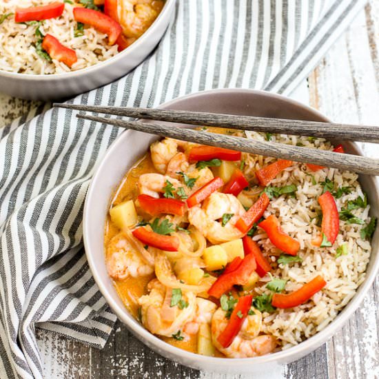 Thai Shrimp Curry - Recipe photo by lisasdinnertimedish
