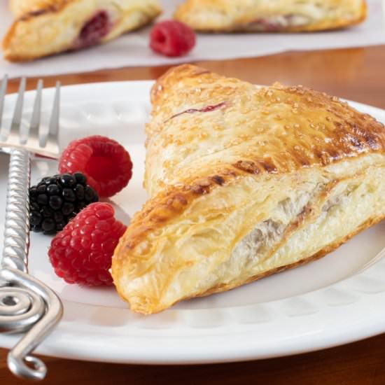 Berry Turnovers - Recipe photo by For the Love of Cooking