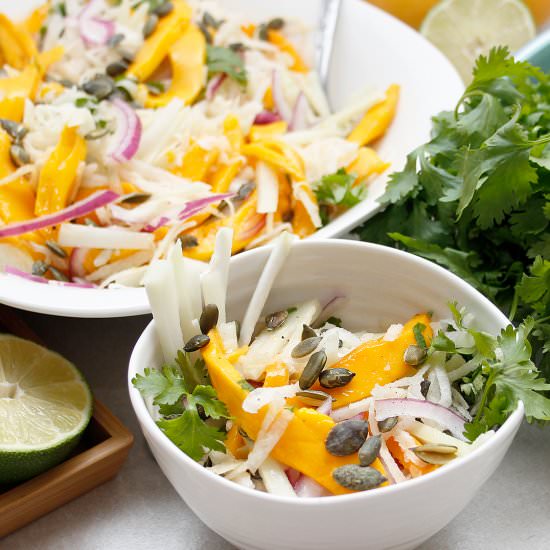 Jicama Chayote Mango Salad - Recipe photo by fresh is real