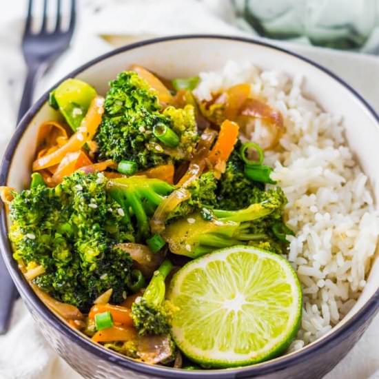 Broccoli Stir Fry - Recipe photo by savorandsavvy.com