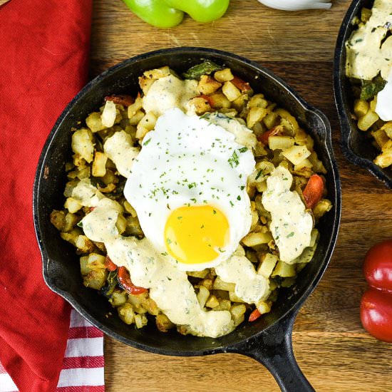 Veggie Breakfast Skillet - Recipe photo by dudethatcookz