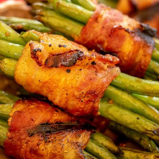 Asian Green Bean Bundles - Recipe photo by kitchenlaughter