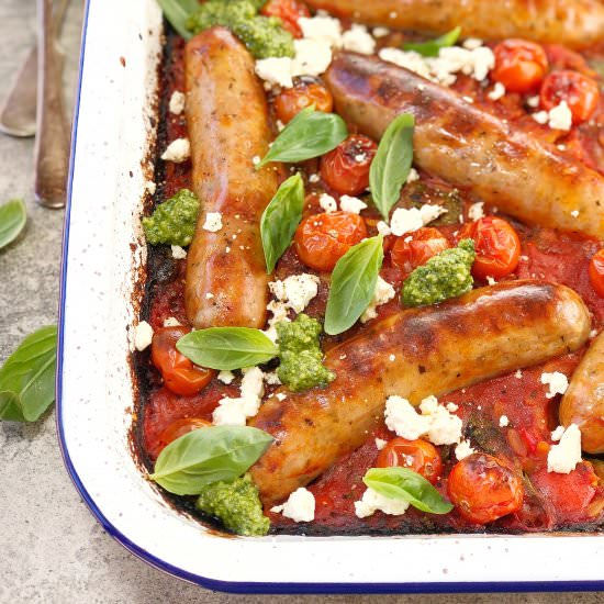 One Pot Sausage Pasta Bake - Recipe photo by chef not required