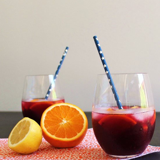 Summertime Sangria - Recipe photo by TwoBitTart