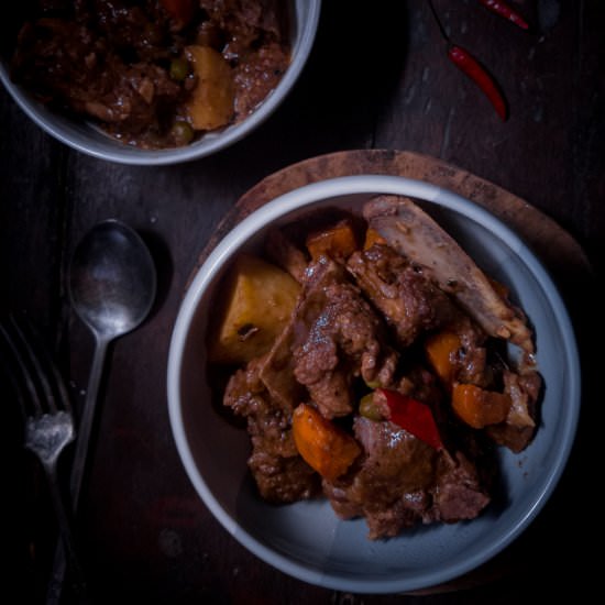 Pork Ribs Caldereta - Recipe photo by kusinaniteds